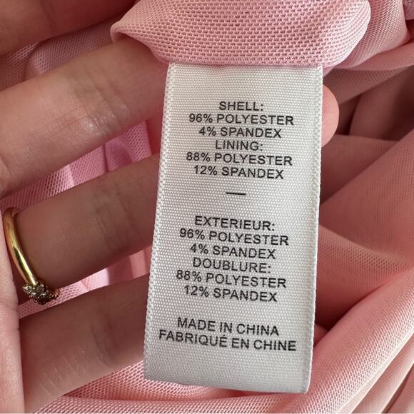 NWT Likely Tash Roseshadow Floral Pink One Shoulder Dress 10 - Picture 5 of 7